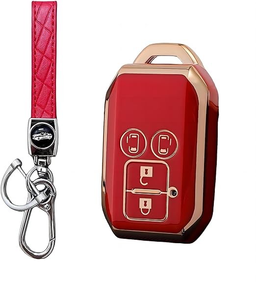 [NEUHOO] 2023 2024 Suzuki Wagon R Smile Smart Key Cover MX91S MX81S Full Protective Key Case for Automobiles TPU Accessories Car Specific Design Custom Parts