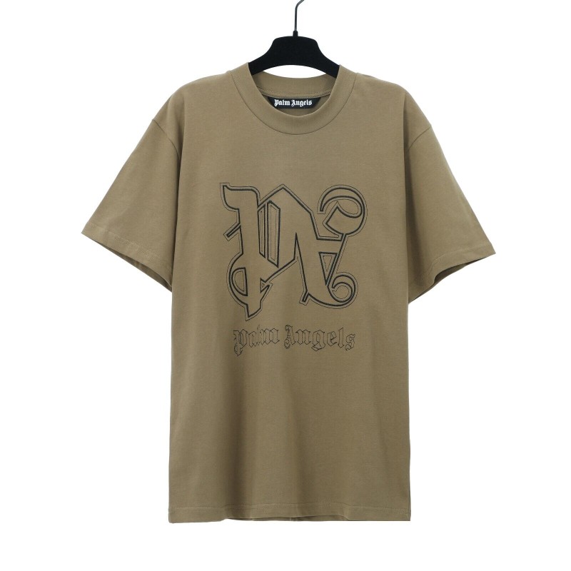 Fashion Embroidery Logo Classic T-Shirt Unisex Casual Street Cotton Short Sleeve
