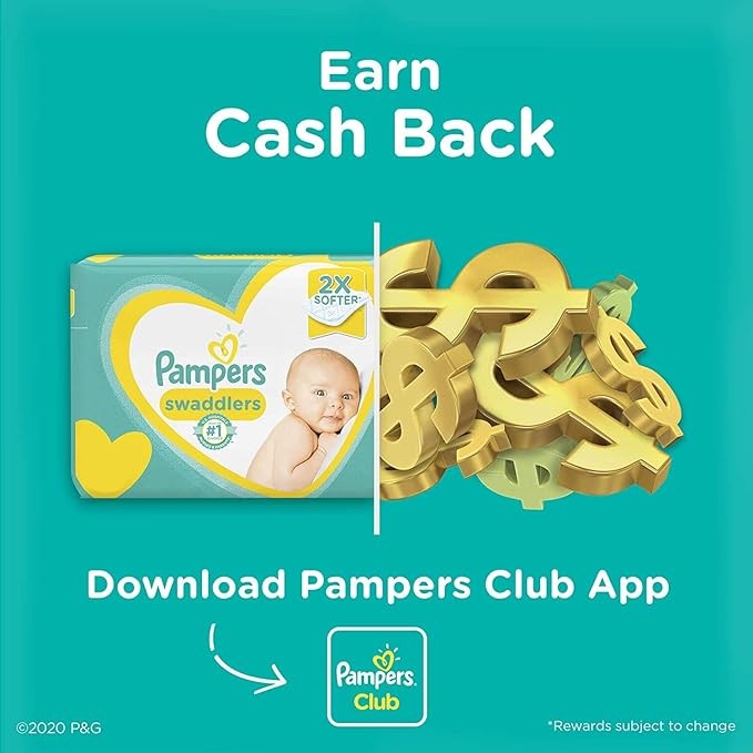 Diapers Size 3, 26 Count - Pampers Swaddlers Disposable Baby Diapers, Jumbo Pack (Packaging May Vary)