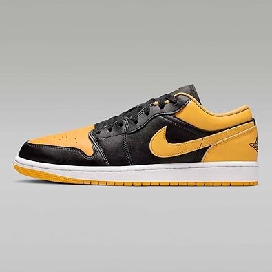 Nike Air Jordan 1 Low 553558-072 BlackWhiteYellow Ochre