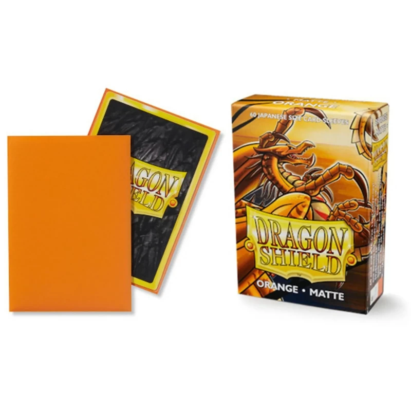 DRAGON SHIELD SMALL CARD SLEEVES MATTE JAPANESE SIZE YUGIOH SLEEVES 1-10 PACKS!