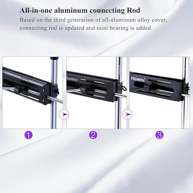 Hismith Premium 3.0, Sex Machine with Kliclok System, Wire-Controlled Love Machine with Dildo, Black