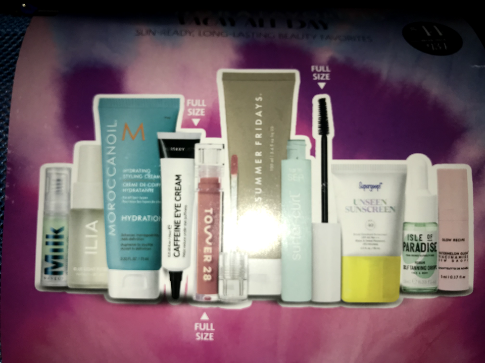 Sephora Favorites Vacay all Day Summer Must Haves 10pc Set Kit NEW Sealed RARE
