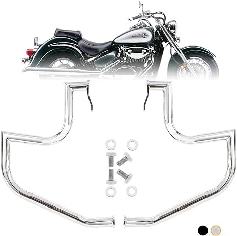Crash Bar Engine Guard Highway Freeway Bar for Suzuki VL800 Intruder Volusia 800 C50 M50 Boulevard 2005-2022 (Silver)