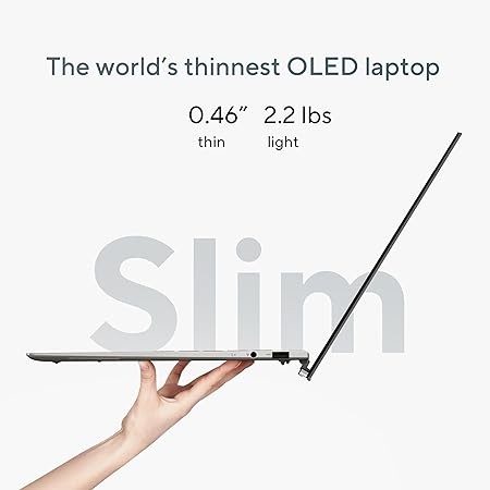 ASUS 2024 Zenbook S 13 OLED Laptop, 13.3” OLED 3K 60Hz Display, Intel Evo Certified, Intel Core Ultra 7 155U CPU, Intel Graphics, 16GB RAM, 512GB SSD, Windows 11 Home, Basalt Gray, UX5304MA-ES71