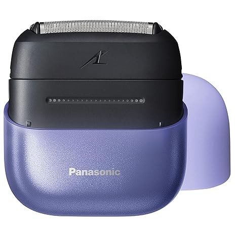 Panasonic Swipe Right Compact Shaver, Unisex Electric Razor for Men and Women, On-The-Go Razor with 3-Blade Cutting System and USB-C Charging, Wet/Dry - ES-CM3A-W