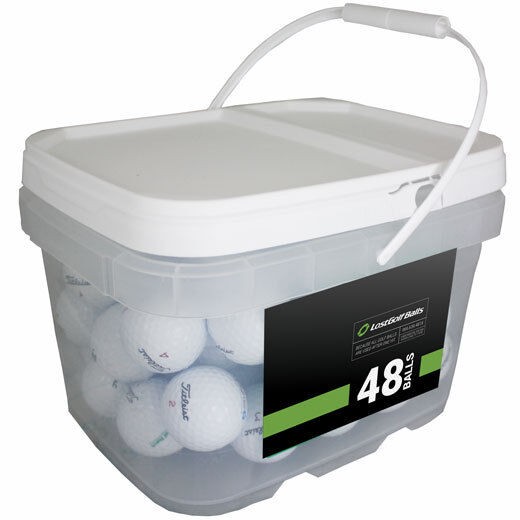 48 Titleist Pro V1x 2018 Mint Quality Used Golf Balls AAAAA In a Free Bucket!